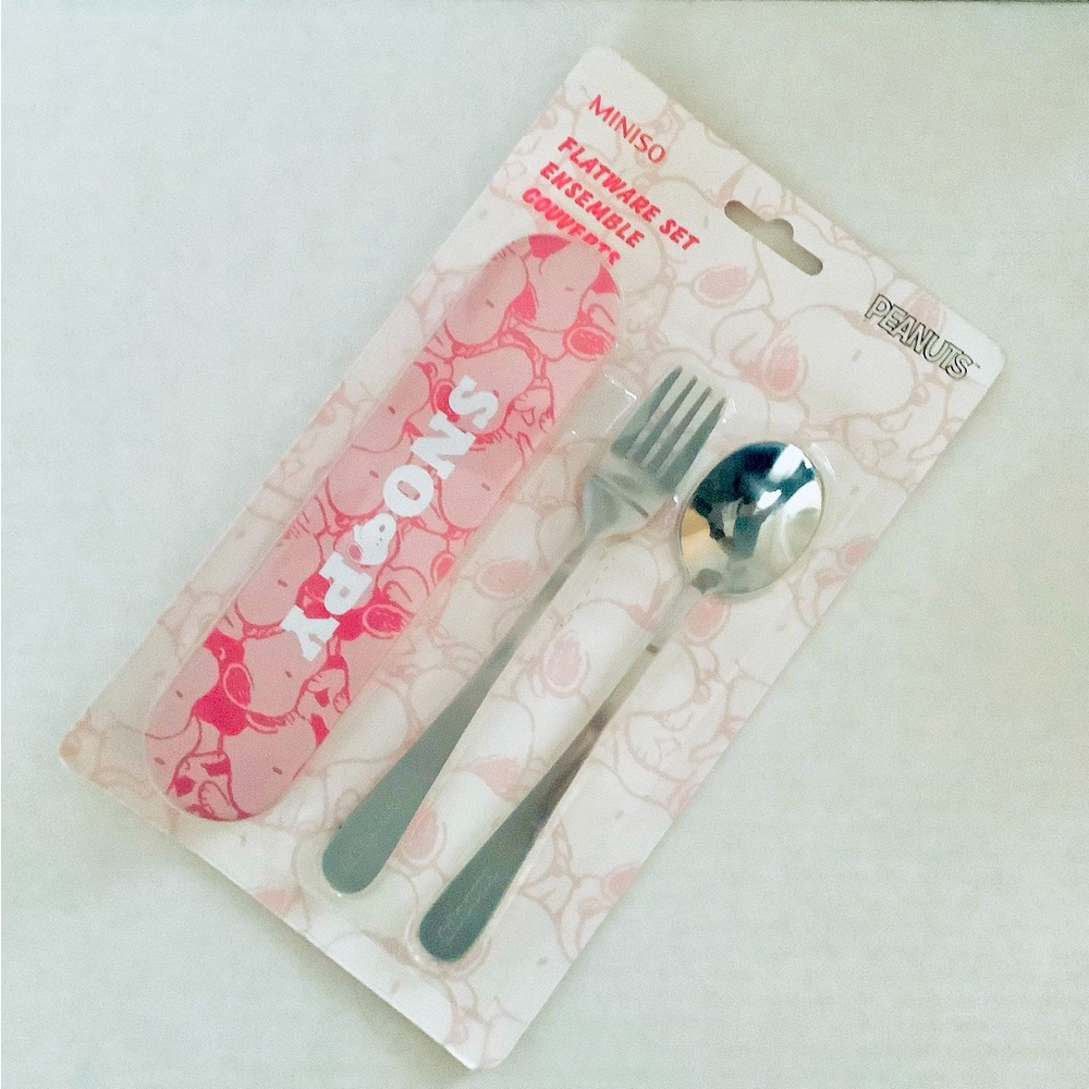 Snoopy Collection Flatware Set (Fork & Spoon) - Picture 3 of 4